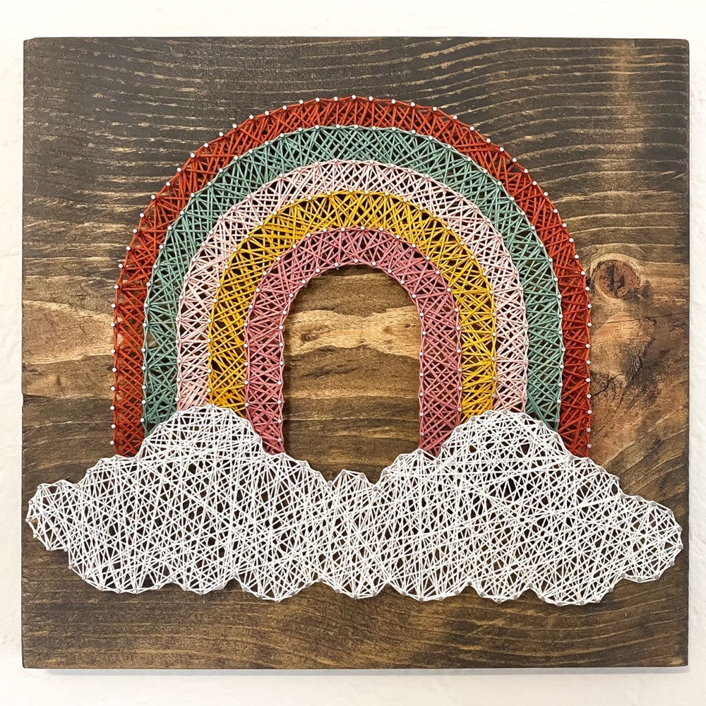 Boho rainbow wall decor